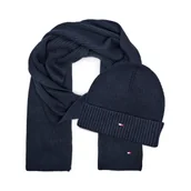 Czapki męskie - Tommy Hilfiger Szal + czapka | z dodatkiem kaszmiru - miniaturka - grafika 1