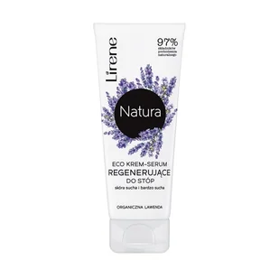 Lirene Lirene NATURA ECO KREM-SERUM REGENERUJĄCE DO STÓP ORGANICZNA LAWENDA 75ml - Balsamy i kremy do ciała - miniaturka - grafika 2