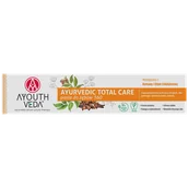 Pasty do zębów - Ayuthveda Ayurvedic Total Care, pasta do zębów 360 z kurkumą i olejkiem eukaliptusowym, 100 g - miniaturka - grafika 1