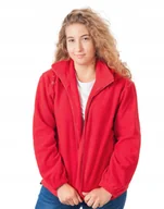 Bluzy damskie - Bluza Polarowa Damska Polar Damski 557 r M czerwona - miniaturka - grafika 1