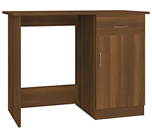 Elior Biurko z szafką w kolorze brązowego dębu F1-L81 - Biurka Elior Biurko z szafką w kolorze brązowego dębu F1-L81 - Biurka - miniaturka - grafika 1