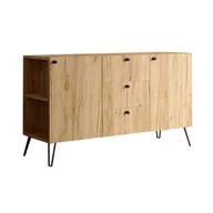 Komody - Lewostronna komoda z szufladami dąb craft N9-B05 - miniaturka - grafika 1