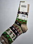 Skarpetki męskie - Kolorowe skarpety Happy Socks unisex rozmiar 36-40 (2295) - miniaturka - grafika 1