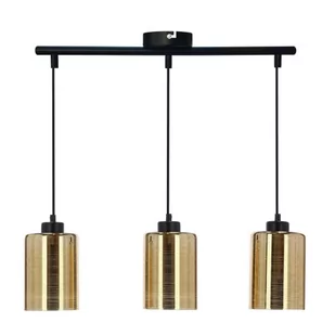 Cox lampa wisząca 3-punktowa czarna/złota 33-59369 - Lampy sufitowe - miniaturka - grafika 1