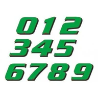 Akcesoria motocyklowe - Puig - 4256A/72 : Puig - 4256A/72 : Zestaw pięciu naklejek numer 3" 115 mm kolor niebieski - miniaturka - grafika 1