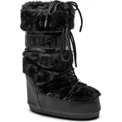Śniegowce damskie - Moon Boot Śniegowce ICON FAUX FUR | shearling - miniaturka - grafika 1