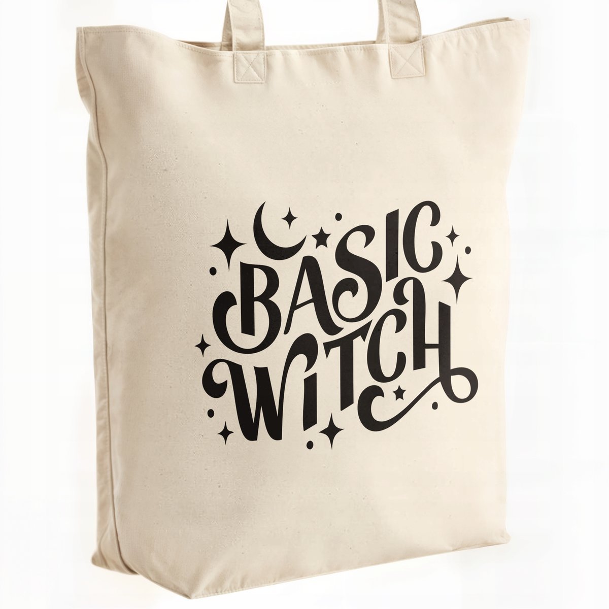 Torba bawełniana premium Halloween Basic Witch Jesień Wiedźma Prezent