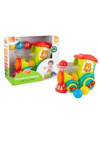 Dumel Discovery Piłeczkowa ciuchcia mix wzorów - Pociągi dla dzieci - miniaturka - grafika 1