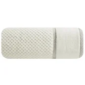 Ręczniki - Euro Firany Ręcznik Kąpielowy Caleb (01) 70 x 140 Kremowy 1221341 - miniaturka - grafika 1