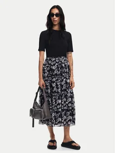Desigual Sukienka codzienna Indianapolis 24WWVW54 Czarny Regular Fit - Sukienki - miniaturka - grafika 1