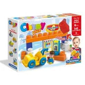 Klocki - Clementoni Clemmy plus stacja benzynowa 14877 - miniaturka - grafika 1