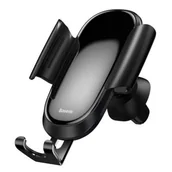 Uchwyty samochodowe do telefonów - Baseus Uchwyt samochodowy Future Gravity czarny BSU054BLK - miniaturka - grafika 1