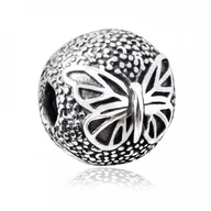 Charmsy - Murrano Charms KLIPS Srebrny KROPLE MOKOSZY Paź Królowej ST-002 - miniaturka - grafika 1