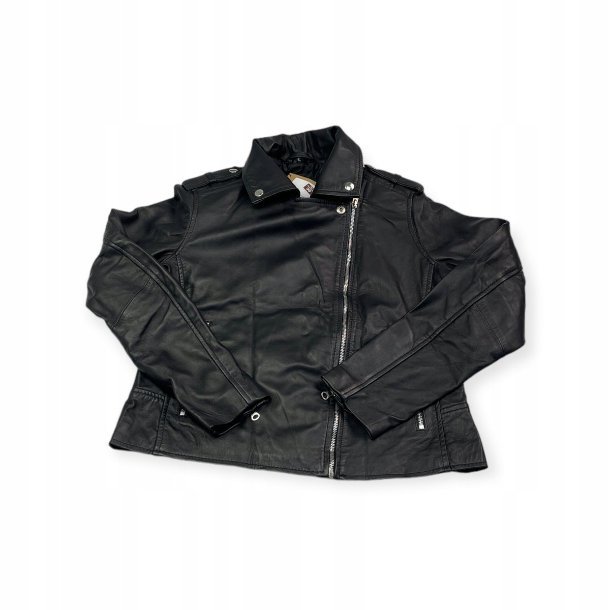 Skórzana kurtka damska ramoneska Real Leather S