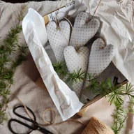 Bombki - Zawieszki bombki choinkowe serduszka - miniaturka - grafika 1