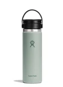 Butelki termiczne - Butelka termiczna Hydro Flask 20 Oz Wide Mouth Flex Sip Lid (591 ml) - agave - miniaturka - grafika 1