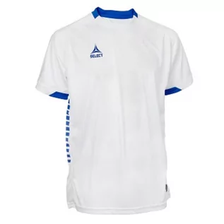 Koszulki sportowe męskie - Koszulka piłkarska poliestrowa męska Select Spain biało-niebieska - grafika 1