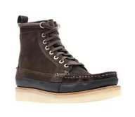 Półbuty męskie - Wallace Mid [dark brown suede] - rozmiar 44 - miniaturka - grafika 1