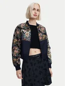 Kurtki damskie - Desigual Kurtka bomber Roterdam 24WWEWB1 Czarny Regular Fit - miniaturka - grafika 1