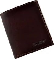 Portfele - Bartex BARTEX 10201M skórzany portfel męski brąz - miniaturka - grafika 1
