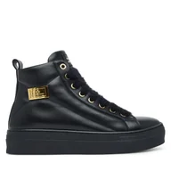 Buty dla dziewczynek - Botki Elisabetta Franchi High Top Lace Up F4-A9E-0362-1251930 D Czarny - miniaturka - grafika 1