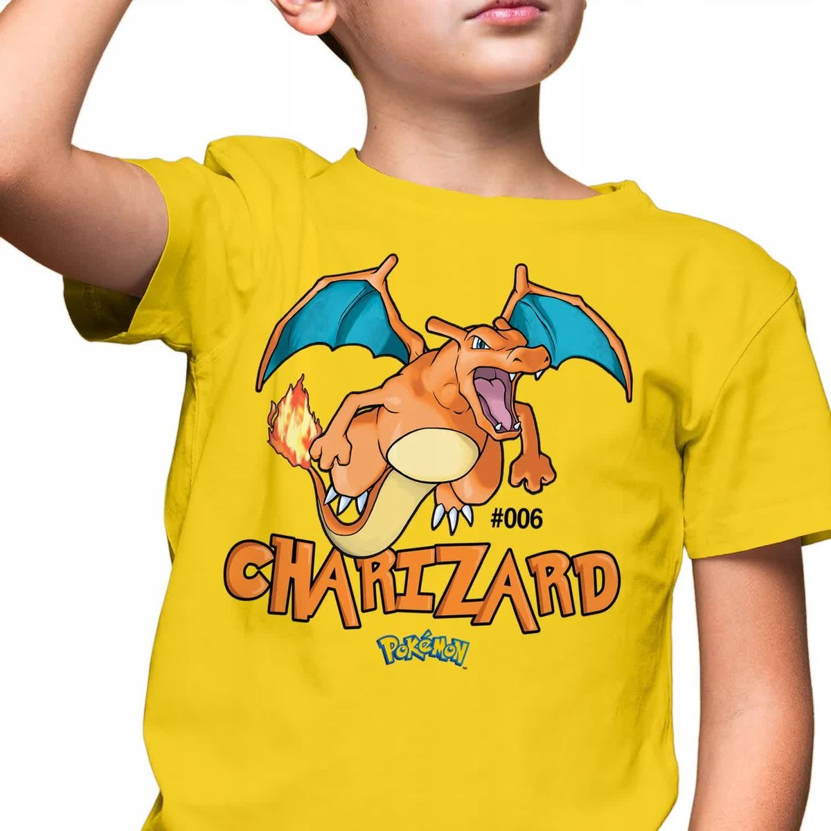 KOSZULKA DZIECIĘCA ŻÓŁTA 146-152cm BAJKOWE Wzory