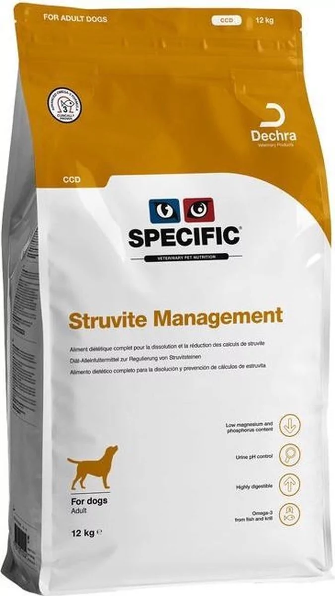 Dechra SPECIFIC CCD Struvite Management 12kg karma lecznicza dla psów dorosłych