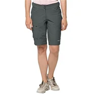 Spodenki damskie - Jack Wolfskin Szorty Tourer Slate Green 36 - miniaturka - grafika 1