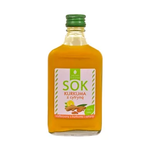 Sok Tłoczony kurkuma z cytryną 200 ml Zielona Tłocznia - Soki i napoje niegazowane - miniaturka - grafika 1
