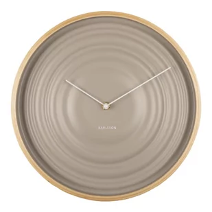 Beżowy zegar Karlsson Ribble, ø 31 cm - Zegary - miniaturka - grafika 1