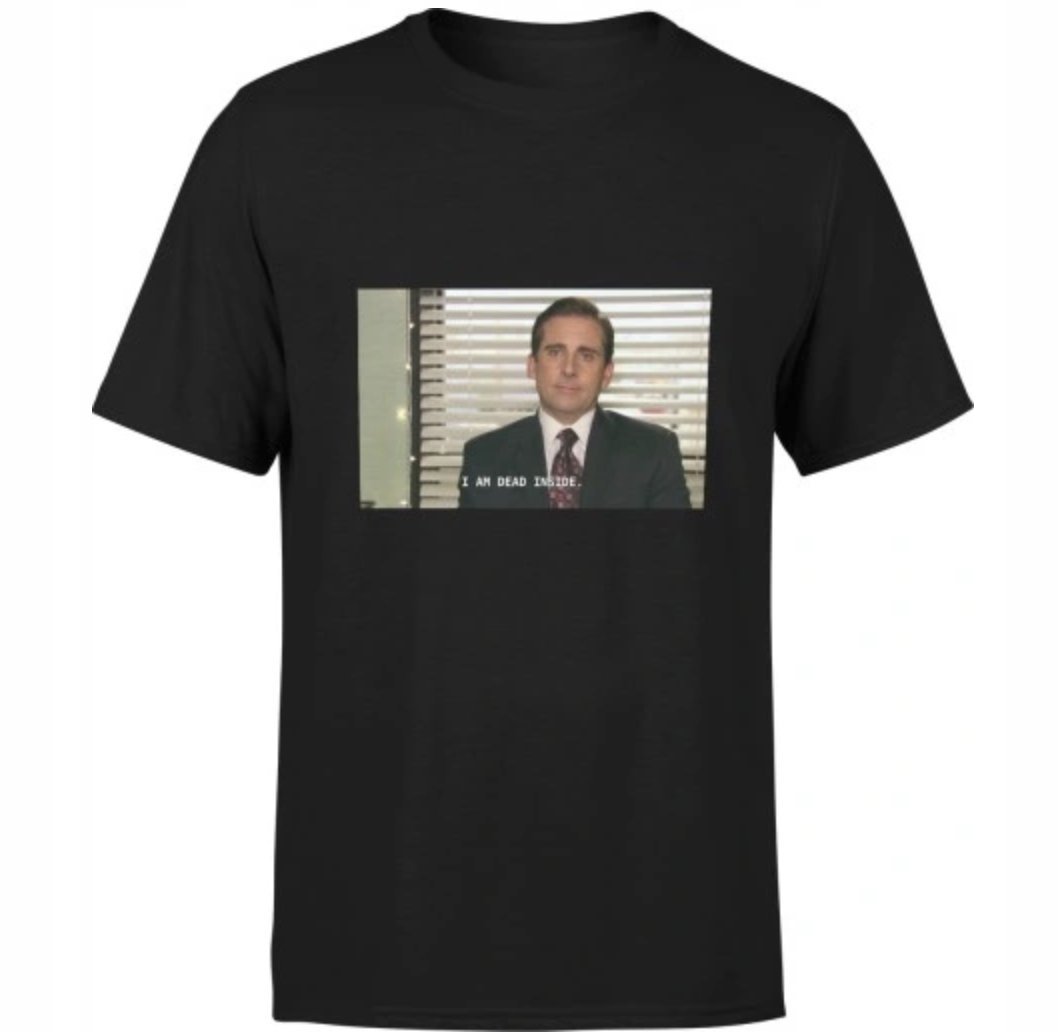 KOSZULKA Z NADRUKIEM MĘSKA ŚMIESZNA T-SHIRT THE OFFICE BIURO DUNDER MUFFLIN