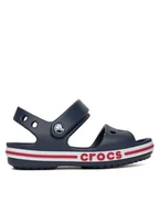 Buty dla dziewczynek - Crocs Sandały BAYABAND SANDAL T 211055-4CC Granatowy - miniaturka - grafika 1