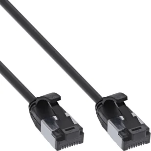 InLine 75355S kabel sieciowy Czarny 0,5 m Cat8.1 U/FTP (STP) 75355S - Kable miedziane - miniaturka - grafika 1