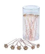 Ozdoby do włosów - DONEGAL Ozdoby do włosów - szpilki z ozdobą (FA-5714) 1op.-12szt - miniaturka - grafika 1