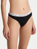 Majtki damskie - Tommy Hilfiger Stringi UW0UW05875 Czarny - miniaturka - grafika 1