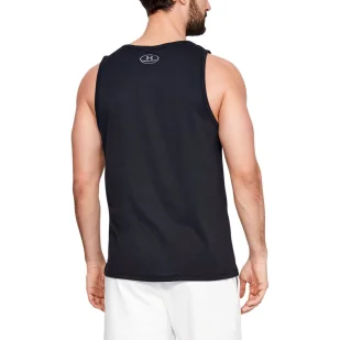 Koszulka męska Under Armour SPORTSTYLE LOGO TANK - Koszulki sportowe męskie - miniaturka - grafika 2