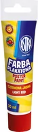 Pozostałe akcesoria dla plastyków - Astra Farba plakatowa tuba 30ml czerwona jasna p6 - miniaturka - grafika 1