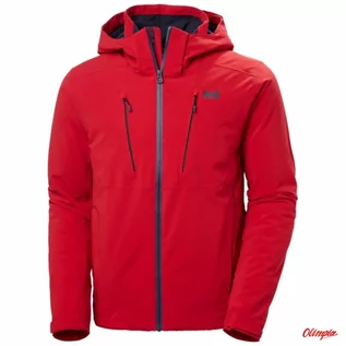 Kurtki narciarskie - Kurtka narciarska Helly Hansen Alpha 4.0 Red - grafika 1