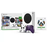 Konsole Xbox - Xbox Series S - 512GB - Game Pass Ultimate 3 m-ce - dodatkowy pad (purpurowy) - miniaturka - grafika 1