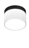 Oprawy, klosze i abażury - Candellux Oprawa natynkowa TUBA IP20 śr. 8.8 cm biało-czarna LED - miniaturka - grafika 1