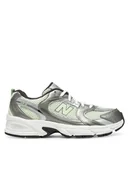 Buty dla dziewczynek - New Balance Sneakersy GR530ADF Srebrny - miniaturka - grafika 1