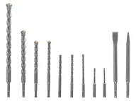 Wiertła - PARKSIDE® Zestaw wierteł do kamienia, cegły i betonu lekkiego (Zestaw wierteł udarowych i dłut, 11 elementów) - miniaturka - grafika 1