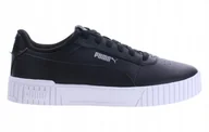 Buty trekkingowe damskie - Młodzieżowe sneakersy Carina 2.0 PUMA Black Silver Gray - miniaturka - grafika 1
