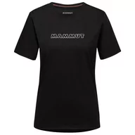 Koszulki sportowe damskie - Koszulka damska Mammut Core T-Shirt Women Logo Rozmiar: S / Kolor: czarny - miniaturka - grafika 1