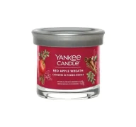 Świece - Yankee Candle Signature Tumbler mała świeca zapachowa Red Apple Wreath 122 g - miniaturka - grafika 1