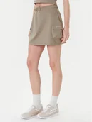 Spódnice - Guess Spódnica mini V5YD04 KCX42 Zielony Regular Fit - miniaturka - grafika 1