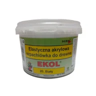 Szpachlówki - Elastyczna szpachlówka do drewna 1 kg Biały EKOL - miniaturka - grafika 1