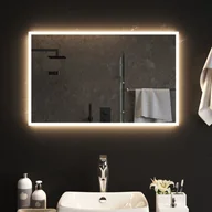 Lustra - vidaXL Lustro łazienkowe z LED, 50x80 cm - miniaturka - grafika 1