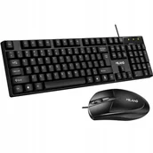 Zestawy myszka + klawiatura - Klawiatura Dla Graczy Gamingowa Przewodowa + Mysz Czarna Zestaw K70 - miniaturka - grafika 1