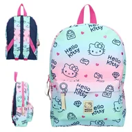 Plecaki szkolne i tornistry - Vadobag Plecak Przedszkolny Szkolny Dziecięcy Z Kieszenią Hello Kitty Cheerful - miniaturka - grafika 1